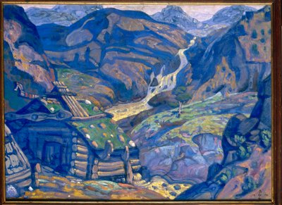 ヘンリック・イプセン作「ピア・ギュント」の装飾、1912 作： Nicholas Roerich