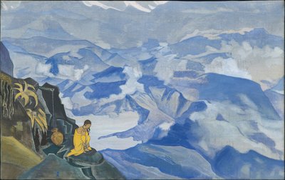 Drops of Life、「シッキム」シリーズ、1924 作： Nicholas Roerich