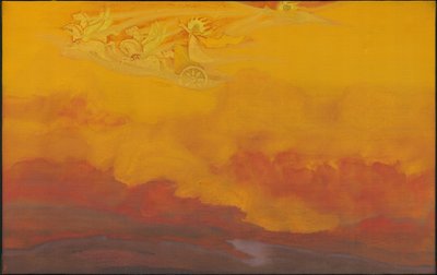 1931年の預言者エリヤ 作： Nicholas Roerich
