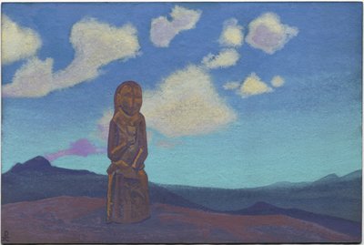 モンゴルの聖杯の守護者、1937年 作： Nicholas Roerich