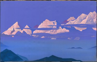 ヒマラヤ、1933 作： Nicholas Roerich