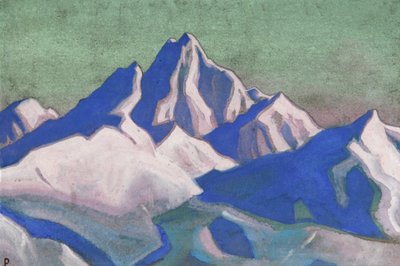 ヒマラヤ、1943年。 作： Nicholas Roerich