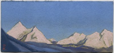 ヒマラヤ、1944 作： Nicholas Roerich
