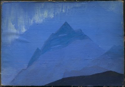 ヒマラヤ、雨、1933 作： Nicholas Roerich