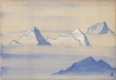 ヒマラヤ、アルバムの葉、1934 作： Nicholas Roerich