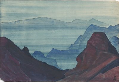 ヒマラヤ、アルバムの葉、1934 作： Nicholas Roerich