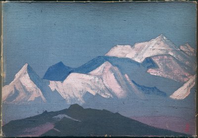 ヒマラヤ、スケッチ、1933 作： Nicholas Roerich