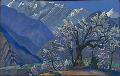 クリシュナ、「クル」シリーズ、1929 作： Nicholas Roerich