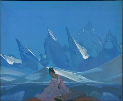 関陰、1933 作： Nicholas Roerich