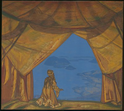 夜の主、1918 作： Nicholas Roerich