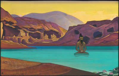 ロータス、1933 作： Nicholas Roerich
