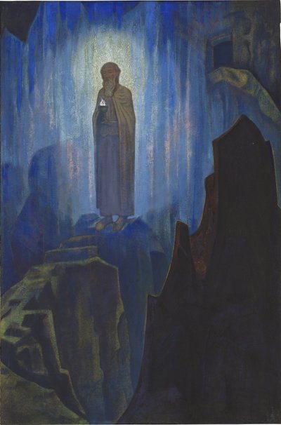 Lumiere celeste - Light of the Sky パー Roerich、Nicholas (1874-1947)。 キャンバスにテンペラ、サイズ : 124x80 作： Nicholas Roerich