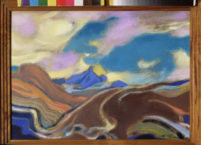 マグディ。 Oeuvre de Svyatoslav Nikolayevich Roerich (1904-1993)、tempera et huile sr tsarton 作： Nicholas Roerich