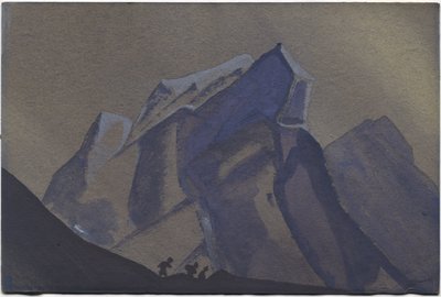 峠、嵐、1936 作： Nicholas Roerich