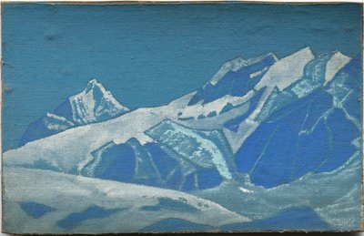 山岳研究、1928年頃？31 作： Nicholas Roerich