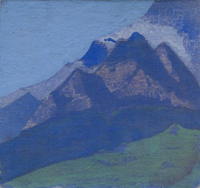 山岳研究、1929年頃 作： Nicholas Roerich