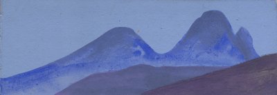 山の研究、1936-47年頃 作： Nicholas Roerich