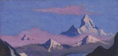 ナンダデヴィ、1944 作： Nicholas Roerich