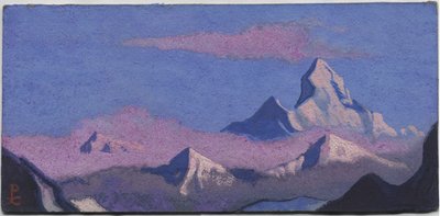 ナンダデヴィ、1944 作： Nicholas Roerich