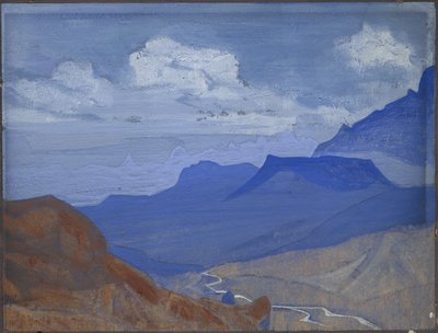 ヌブラバレー、1926 作： Nicholas Roerich