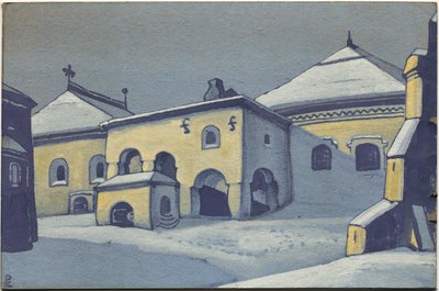 旧プスコフ、1936 作： Nicholas Roerich