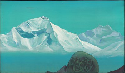 カイラスへの道、「聖なる山」シリーズ、1933 作： Nicholas Roerich