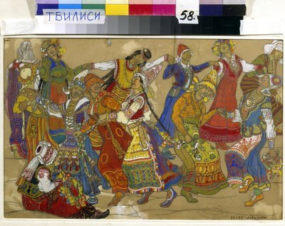 Henrik Ibsenによる "Peer Gynt"の準備デザイン 作： Nicholas Roerich