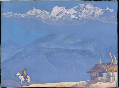 「覚えて」、「彼の国」シリーズ、1924 作： Nicholas Roerich