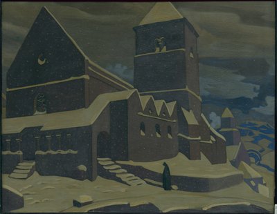 悔い改め、1917 作： Nicholas Roerich