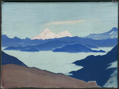神聖なヒマラヤ、1933 作： Nicholas Roerich