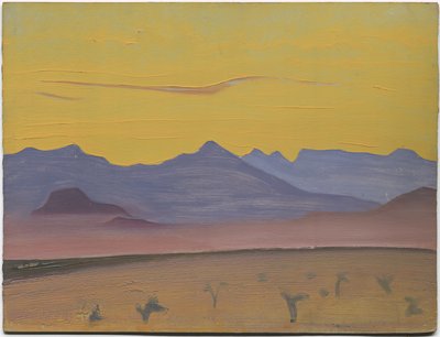 サンタフェ、1921 作： Nicholas Roerich