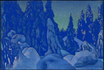 雪の守護者、1922 作： Nicholas Roerich