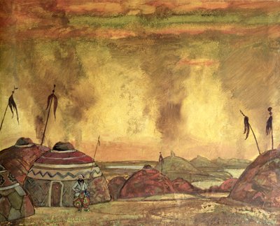 アレクサンダーボロディンのステージデザイン 作： Nicholas Roerich