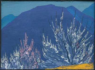 絵画「クリシュナ」のための研究、1933 作： Nicholas Roerich