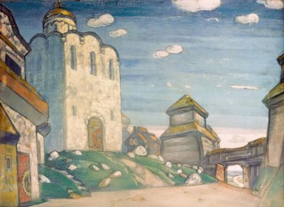 プティヴルの大聖堂 作： Nicholas Roerich