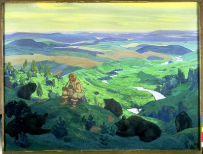 先祖、1912 作： Nicholas Roerich