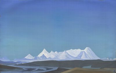 タングラの最も偉大な聖地、1932年 作： Nicholas Roerich