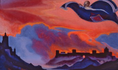 魔法のじゅうたん、1939 作： Nicholas Roerich