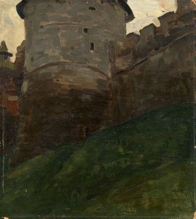 ノヴゴロドのクレムリンタワー、c。 1903 作： Nikolai Konstantinowitsch Roerich