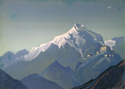 チベット：修道院、1944 作： Nicholas Roerich