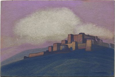 チベット要塞、1936 作： Nicholas Roerich