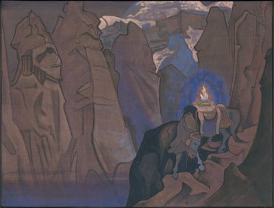 世界の宝物、「彼の国」シリーズ、1924 作： Nicholas Roerich