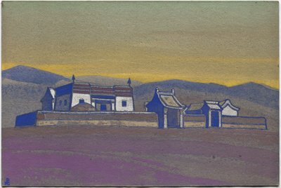 ツァガンクレ、内モンゴル、1936 作： Nicholas Roerich