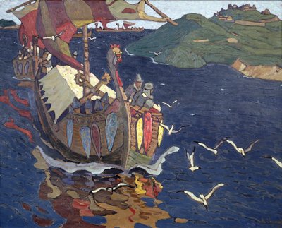 海外からの訪問者、1901 作： Nicholas Roerich