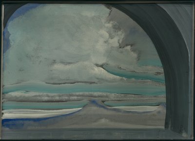 白い雲、1922 作： Nicholas Roerich