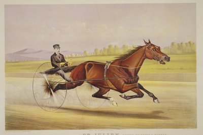 芝の王、セントジュリアン、Orrin A. Hickokによって駆動、パブ。 Currier and Ives、1880 作： Nicholas Winfield Scott Leighton