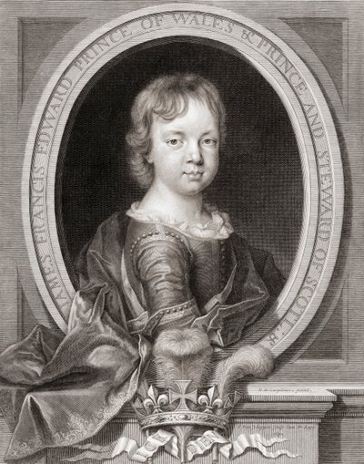 ジェームズ・フランシス・エドワード・スチュアート王子 作： Nicholas de (after) Largilliere