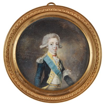 スウェーデンのグスタフ4世アドルフの肖像、1792年 作： Niclas Lafrensen