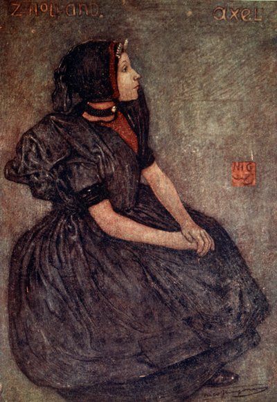 ゼーランドの少女、1904 作： Nico Jungman