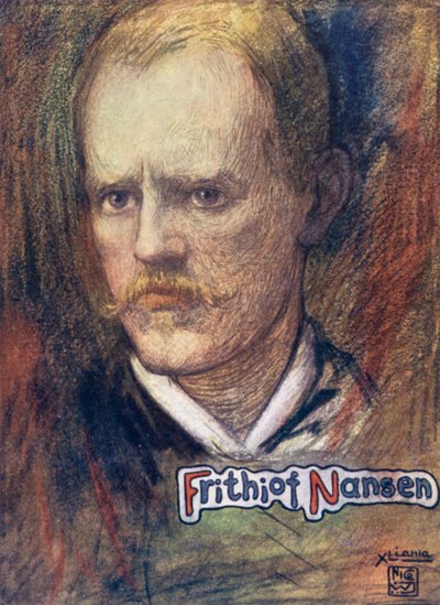 ノルウェーFridtjof Nansen (カラーリトグラフ) 作： Nico Jungman